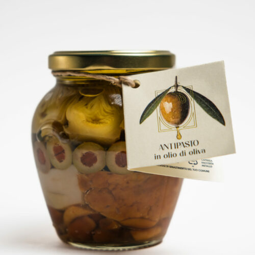 ANTIPASTO IN OLIO D’OLIVA 290 GR